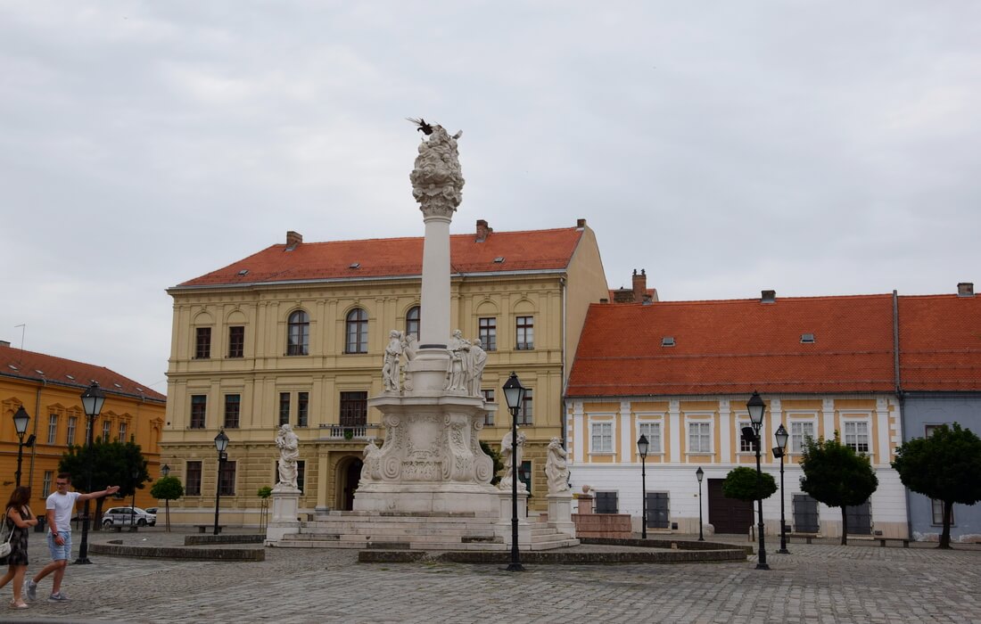 The Holy Trinity Square in Tvrđa, Osijek, Slavonia